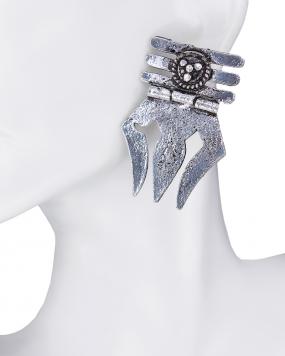 Trisula Grey Earring....