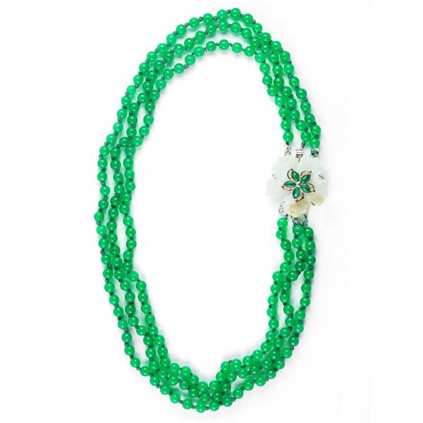 Bo'Bell Exquisite Green Malaysian Jade T....