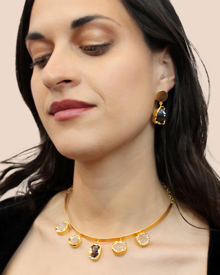 Everett Quartz Necklace Set