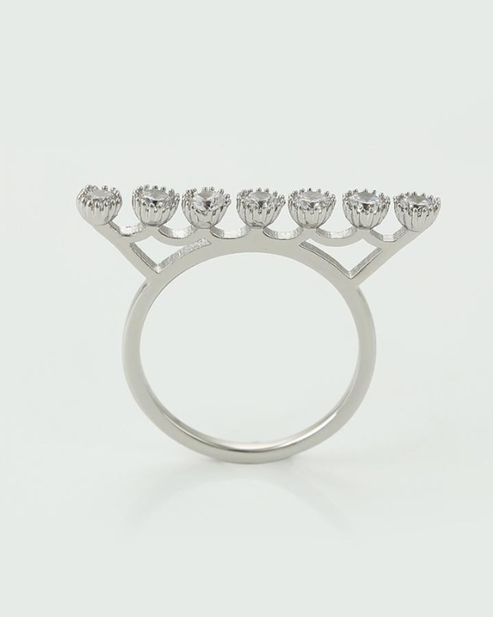 Skylar Drops Stainless Steel Ring