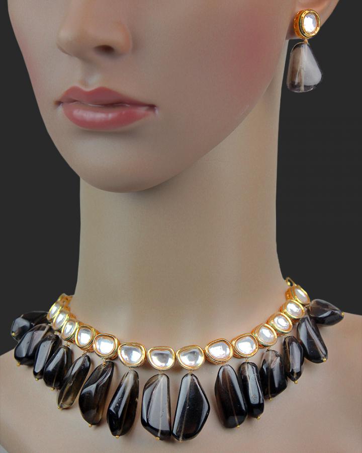 Olivia Black Beauty Necklace Set