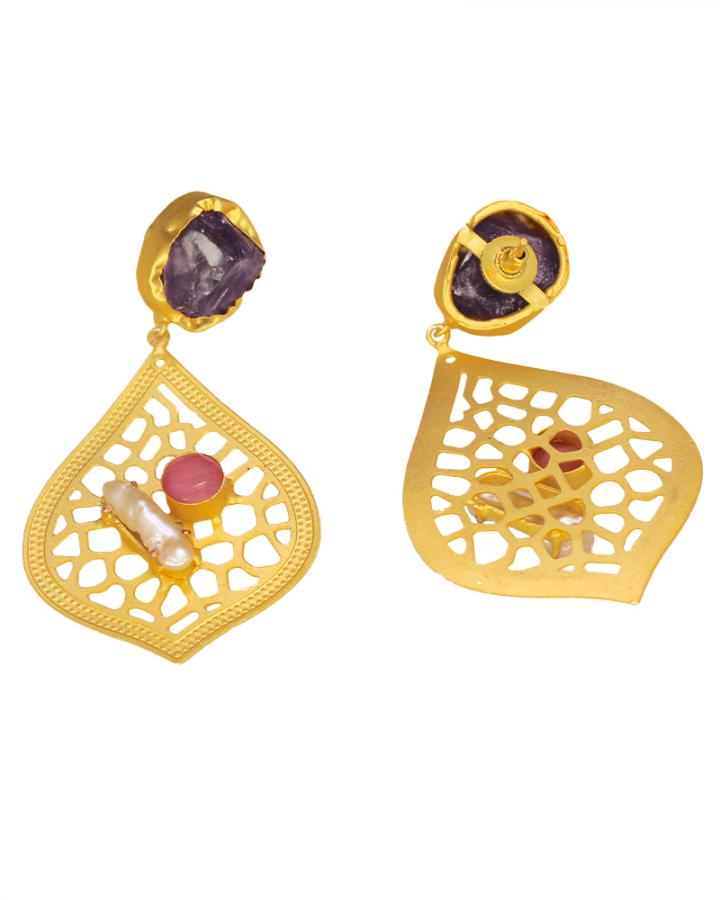 Reina Stipule Earrings