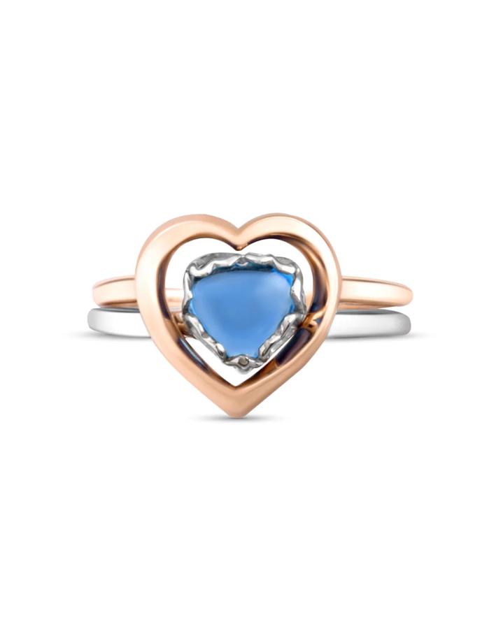 Encased Heart Ring