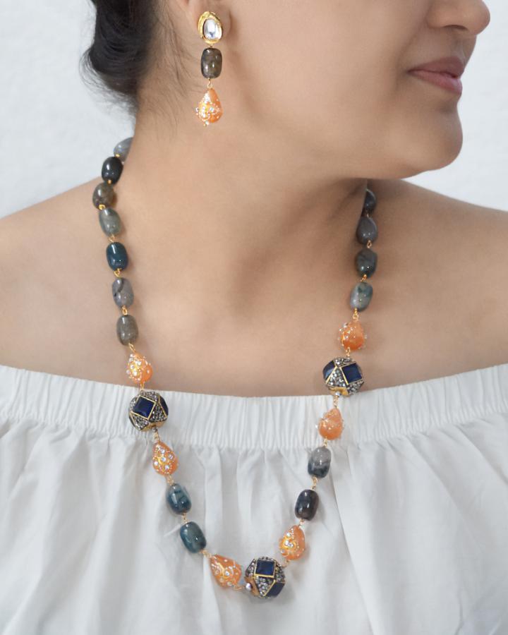 Amalia Agate Necklace Set