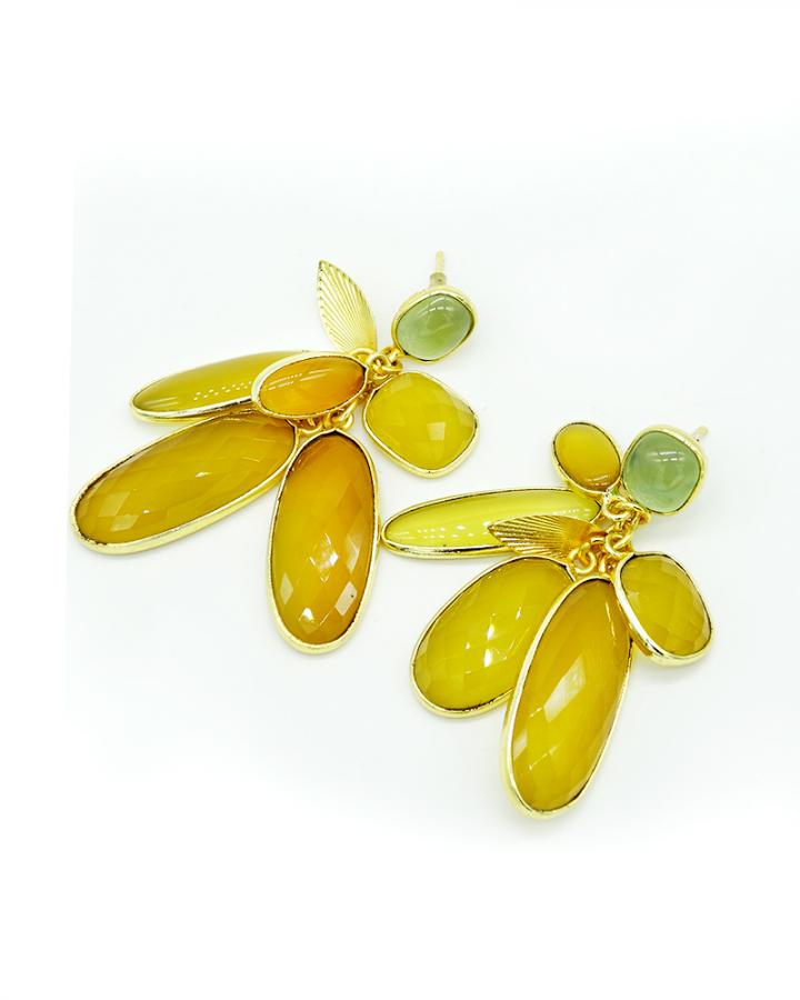 Yellow Trumpet Danglers 