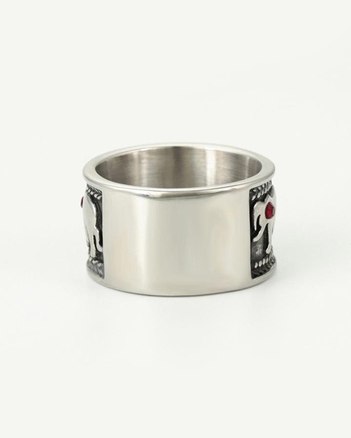 Elephant Stainless Steel Ring