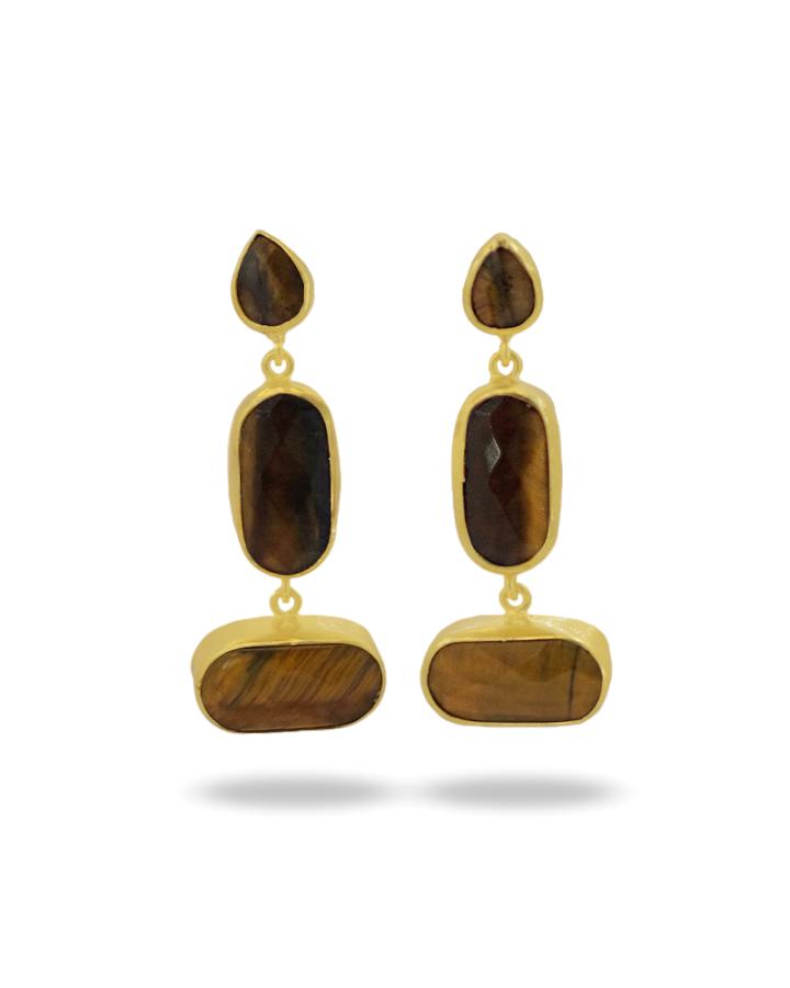 Melody Tiger Earrings
