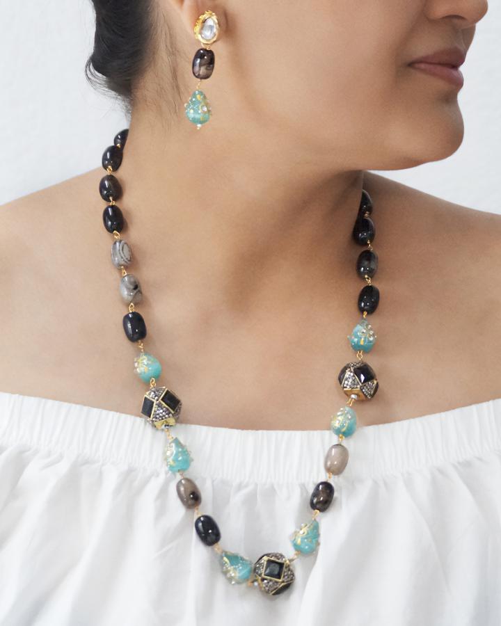 Amalia Agate Necklace Set