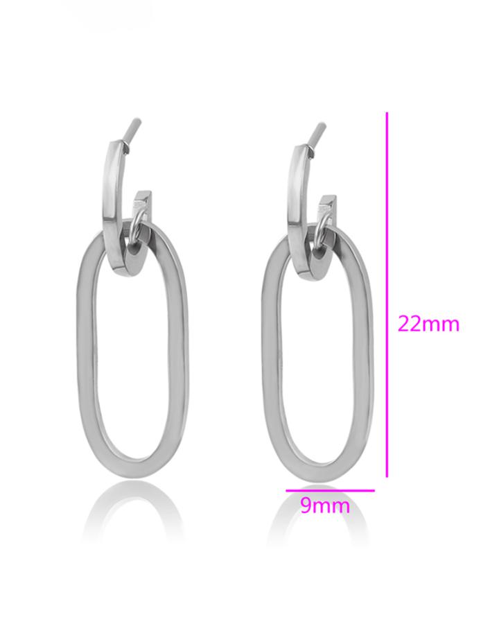 Link Chain Stainless Steel Earring
