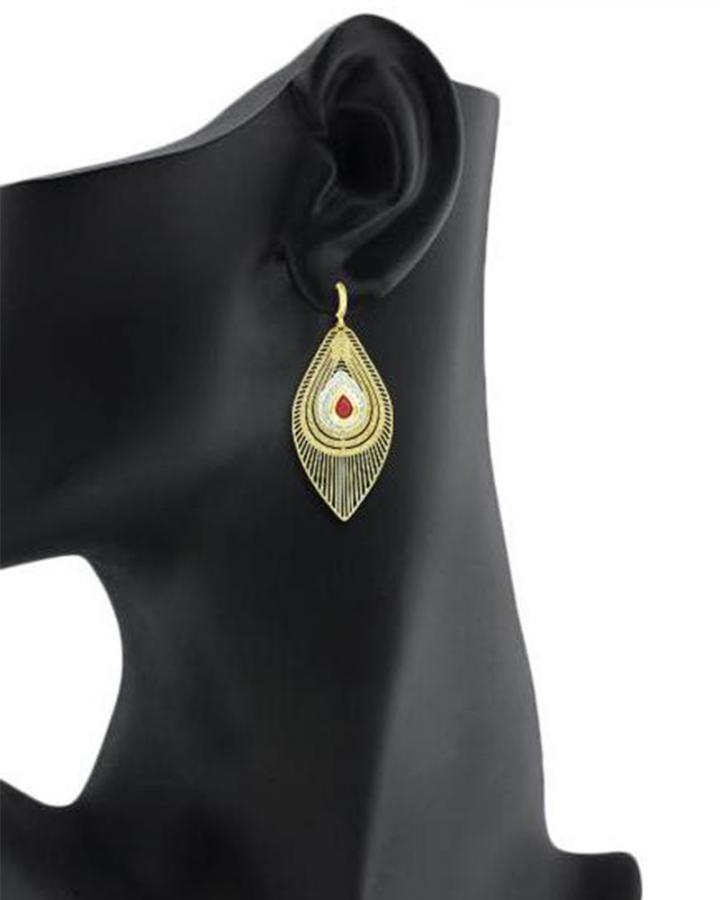 Bo'Bell Attractive Charming Designer Danglers/MAROON