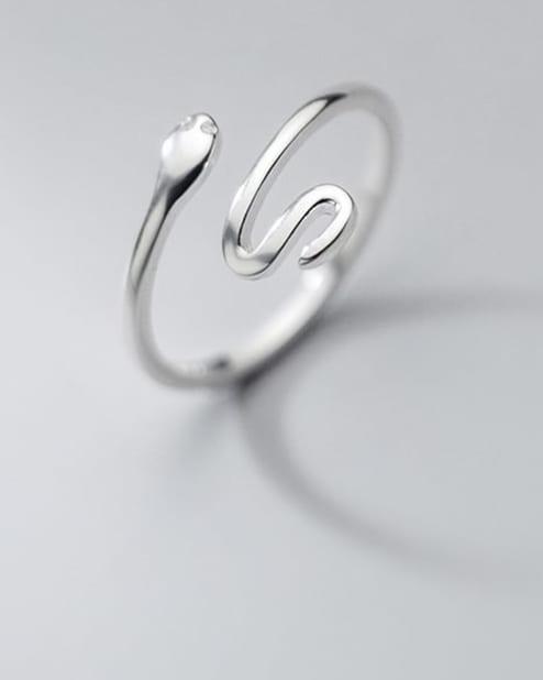 Serpent Sterling Silver Ring