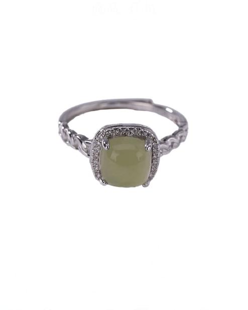 Phoebe Jade Sterling Silver Ring