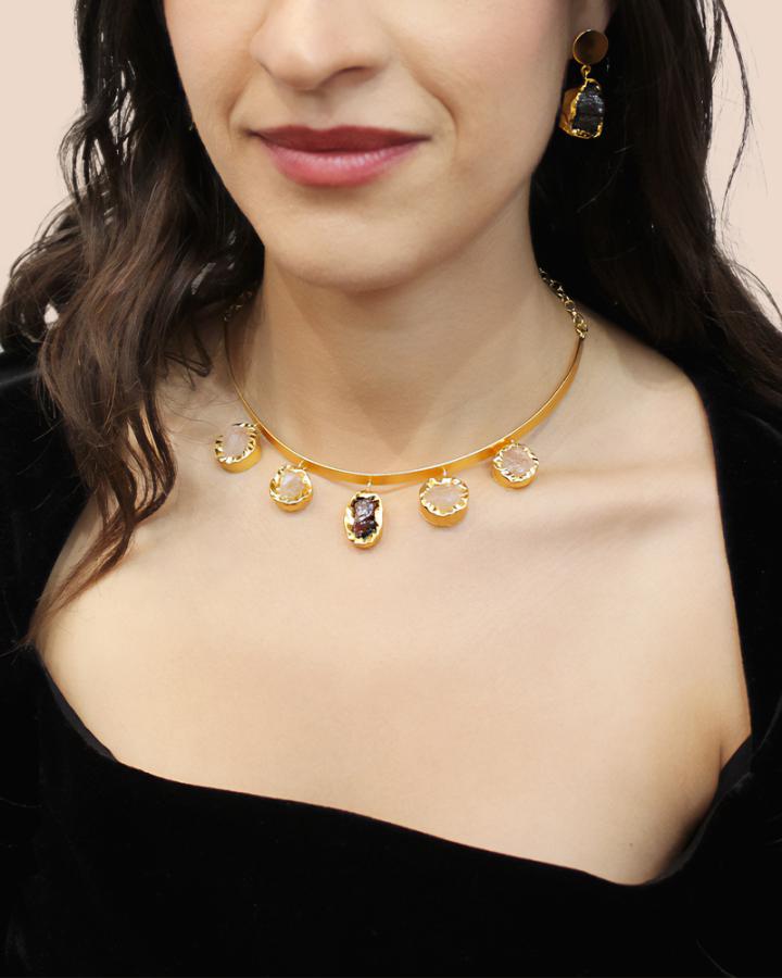 Everett Quartz Necklace Set