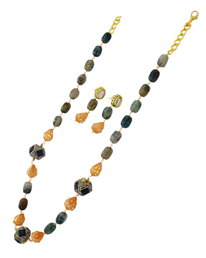 Amalia Agate Necklace Set