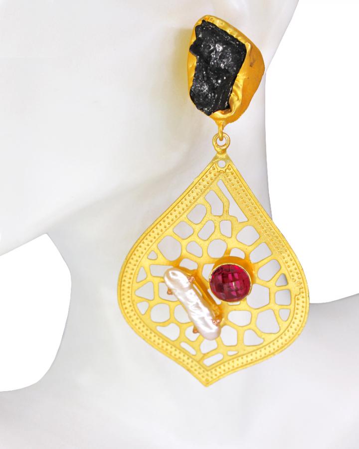 Reina Stipule Earrings