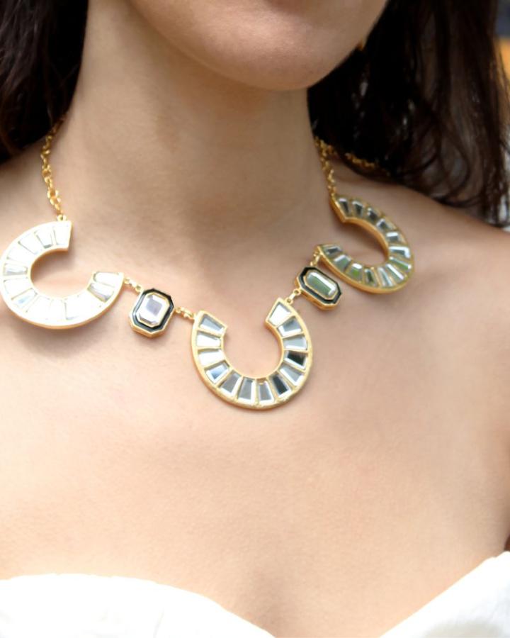 Aurelia Mirror Necklace 