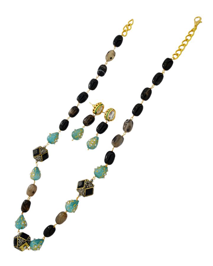 Amalia Agate Necklace Set