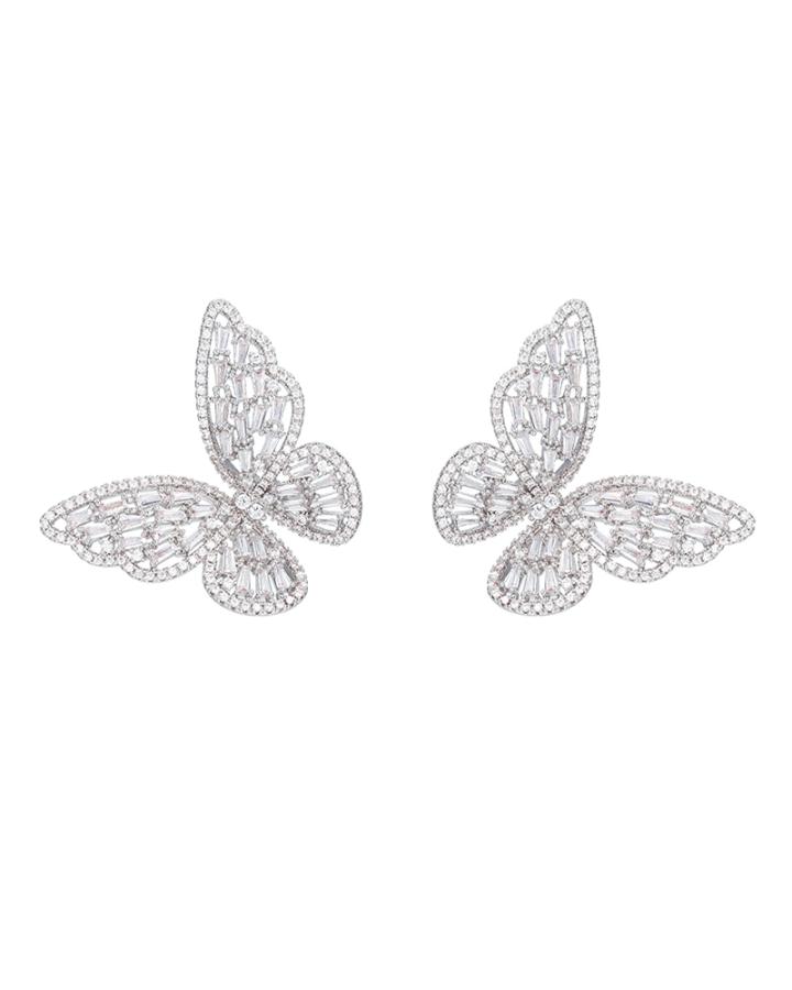 Butterfly Zirconia Earring