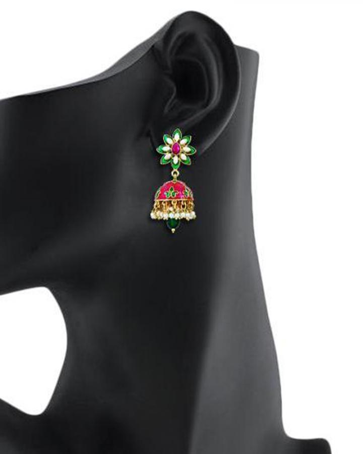 Bo'Bell Bolly Pompon Fashionable Designer Earring/MULTI