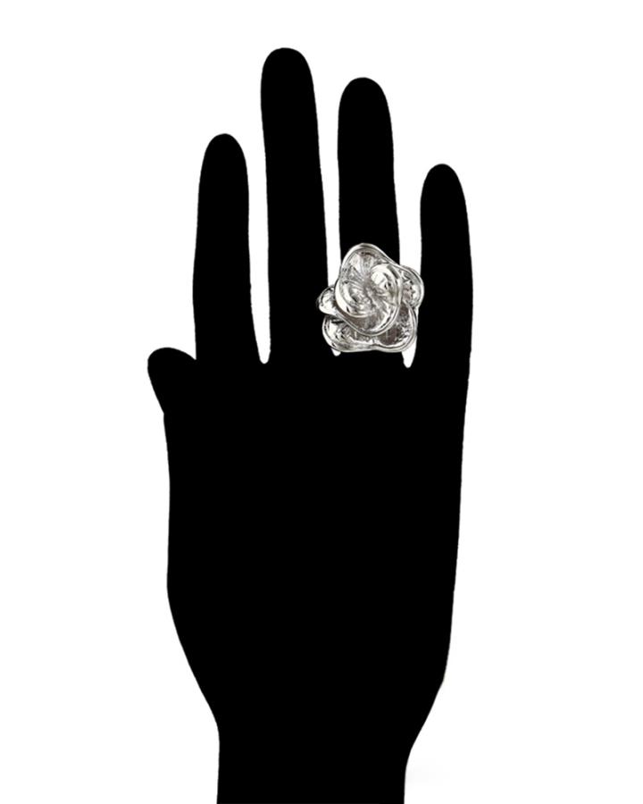 Rosette Silver Ring