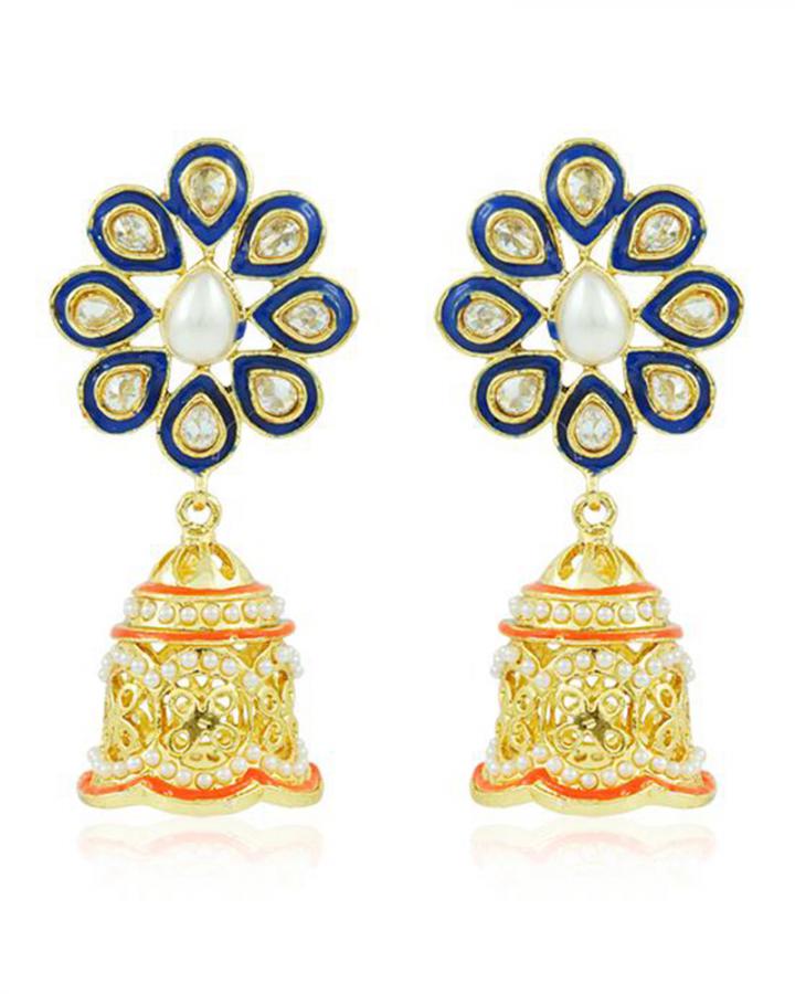 Bo'Bell Graceful Pompon Designer Earring/MULTI