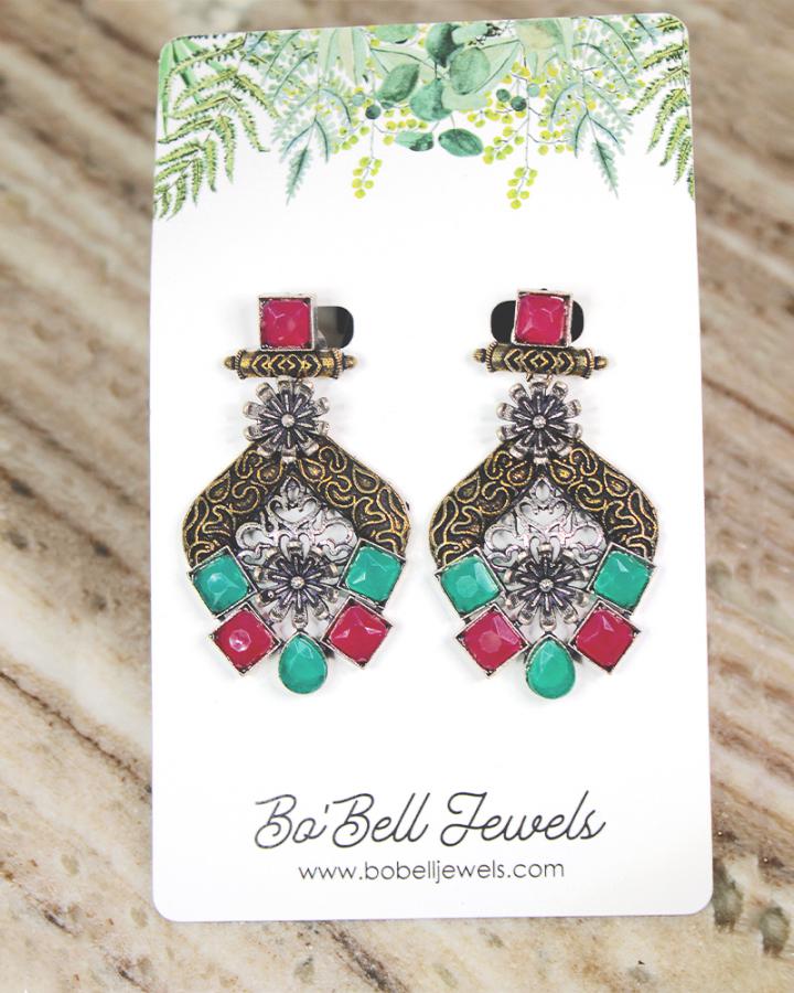 Boheme Rose Earrings