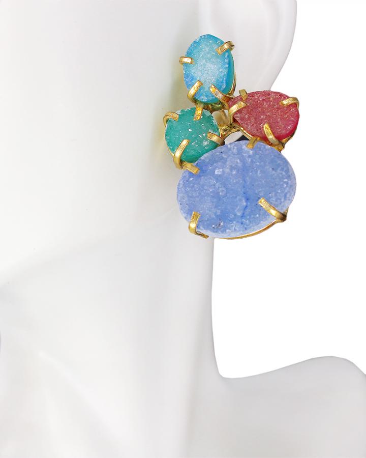 Dynamite Blues Earring