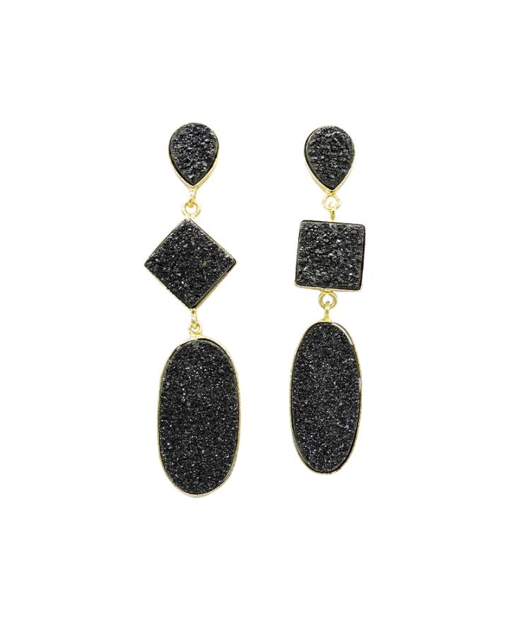 Paisley Fossil Necklace Set