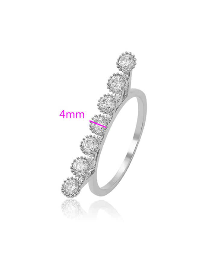 Skylar Drops Stainless Steel Ring