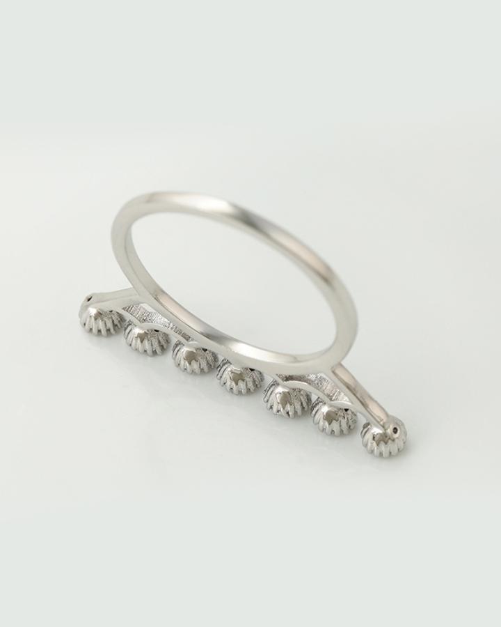 Skylar Drops Stainless Steel Ring