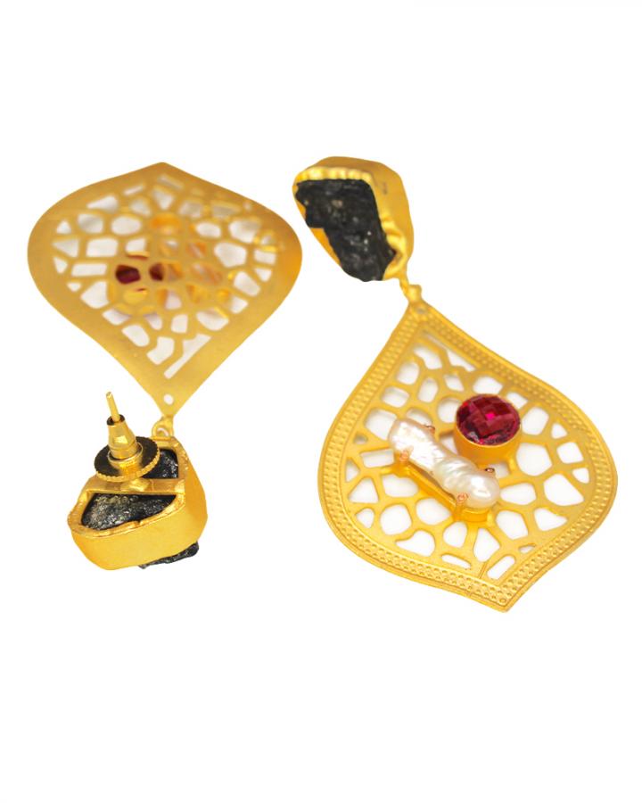 Reina Stipule Earrings