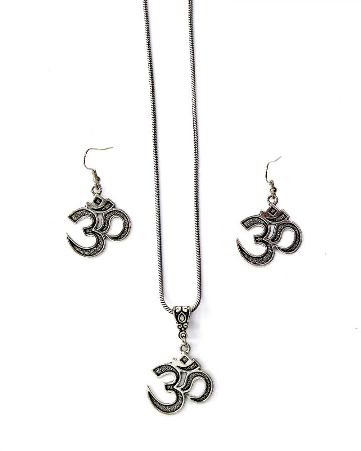 OM Shivay Pendant Set