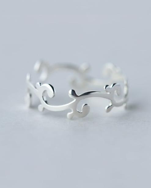 Musical Patel Sterling Silver Ring