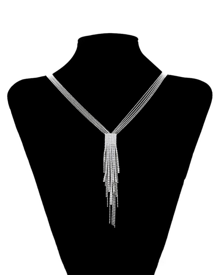 Gitzy Scarf Long Necklace
