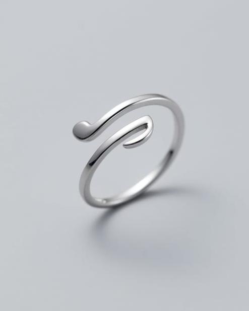 Musical Sterling Silver Ring