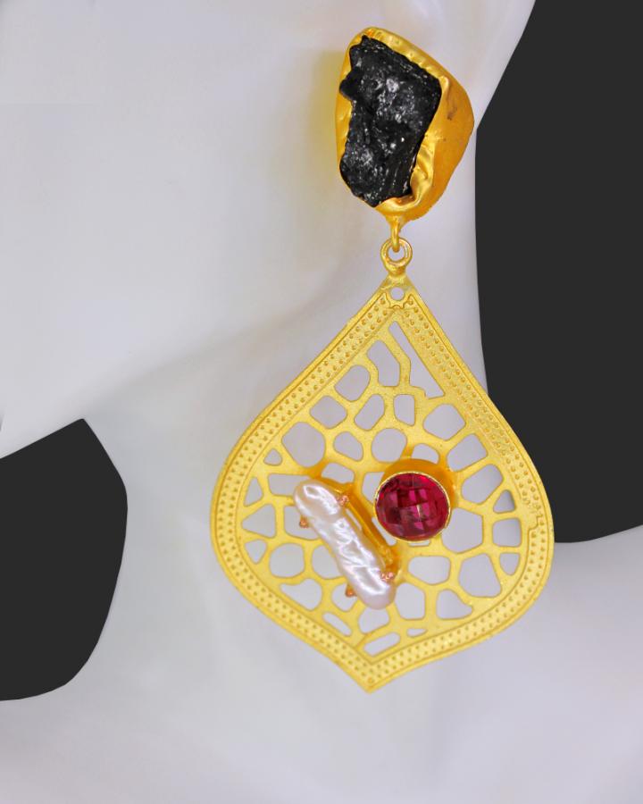Reina Stipule Earrings