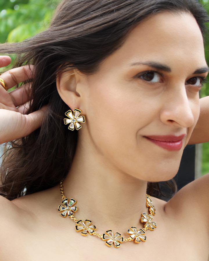 Indie Fern Necklace Set 