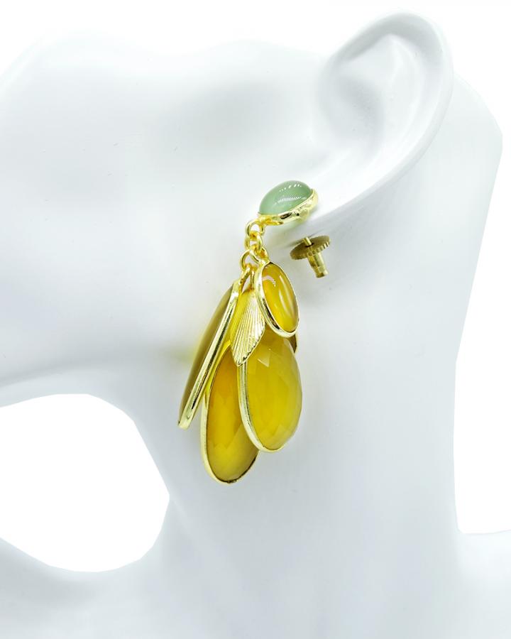 Yellow Trumpet Danglers 