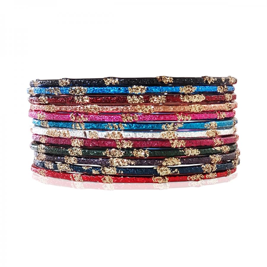 BO'BELL Beautiful Multicolour Bangles (MultiColor)