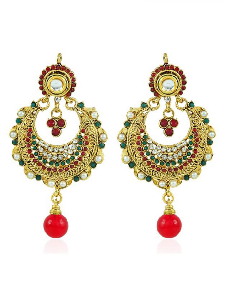 Bo'Bell Exotic Traditional Designer Earring/MULTI