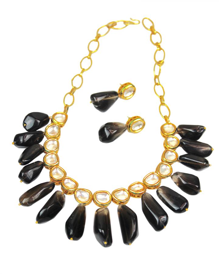 Olivia Black Beauty Necklace Set