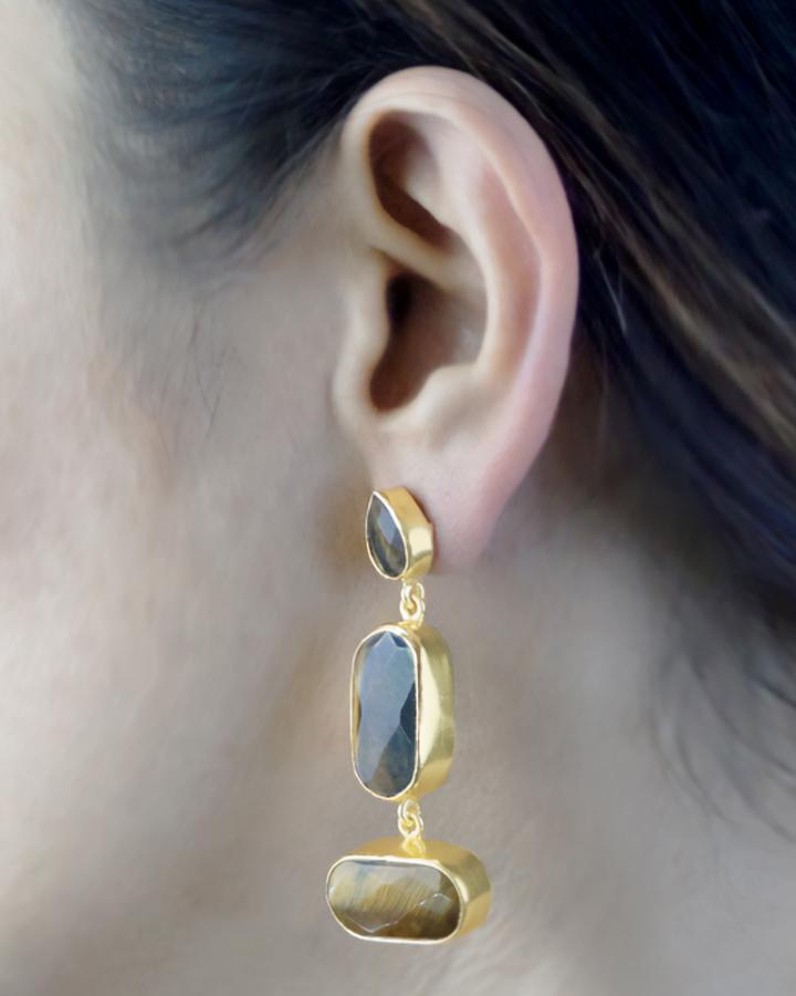 Melody Tiger Earrings