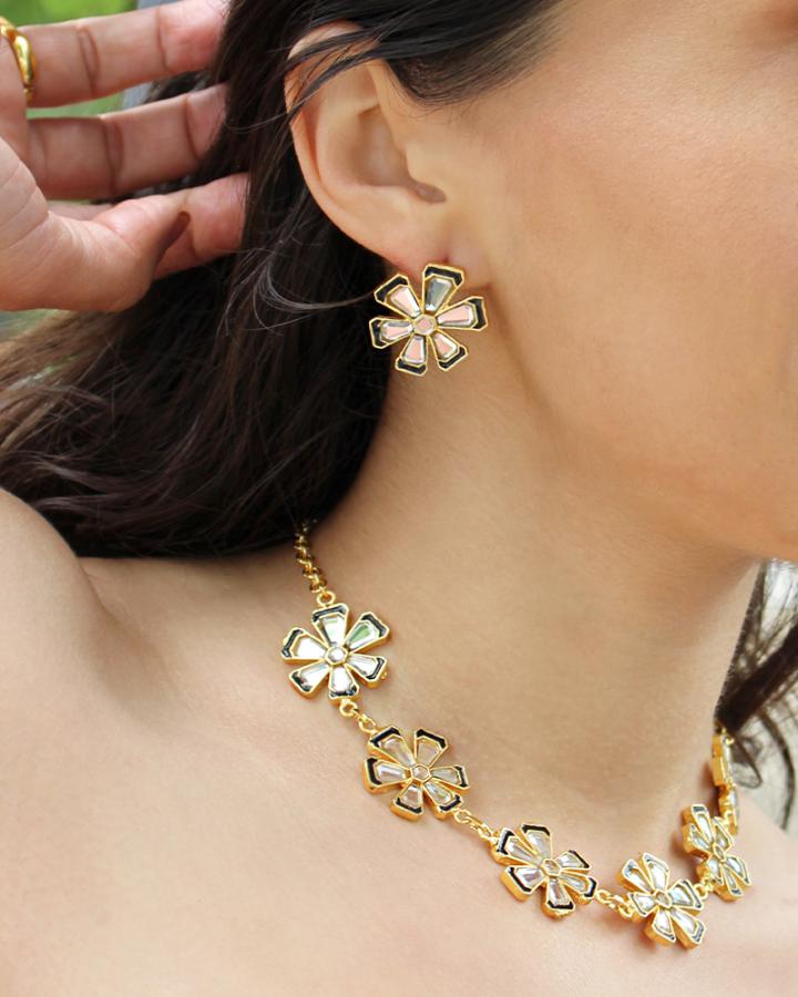 Indie Fern Necklace Set 