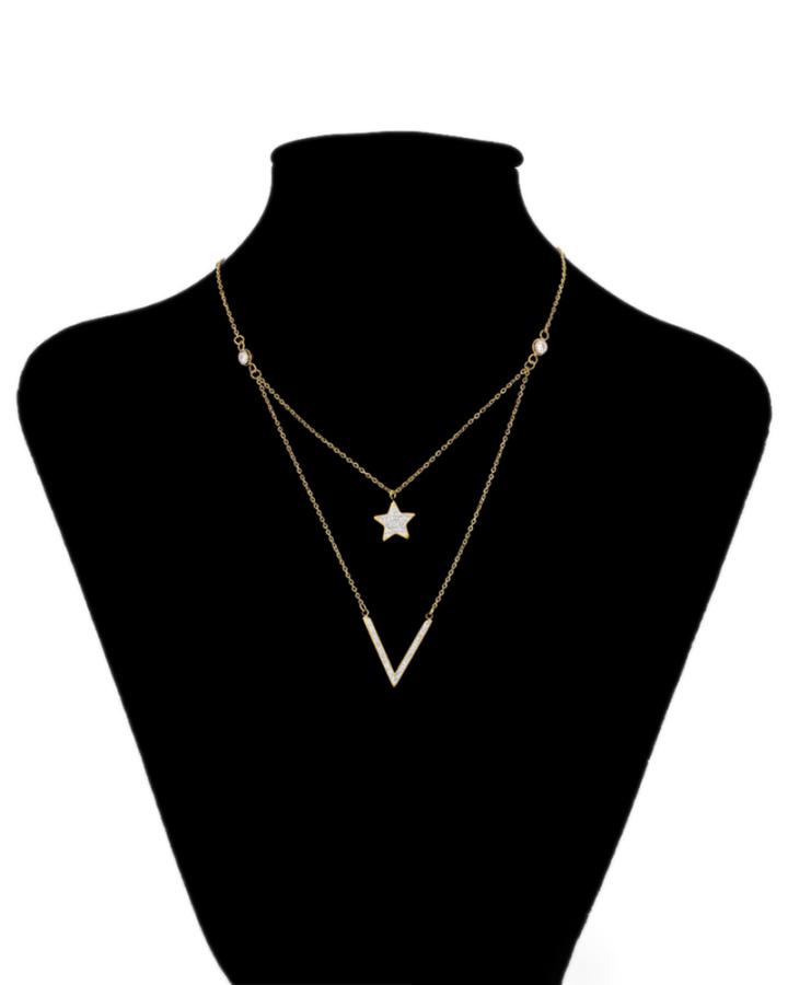 Nola Vega Dual Strand Necklace
