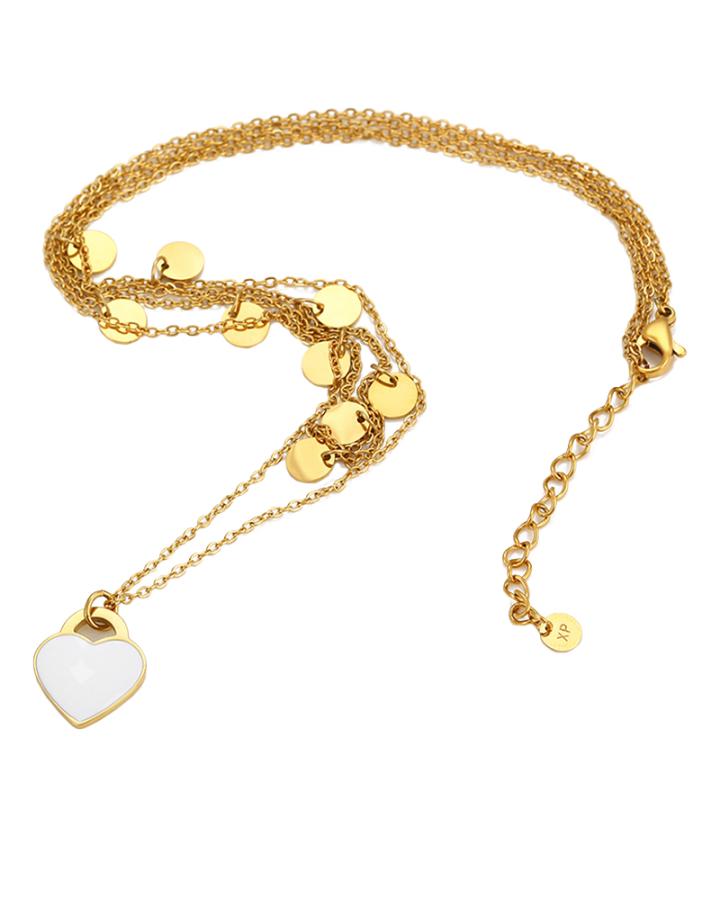 Heart Lock Stainless Steel Necklace 