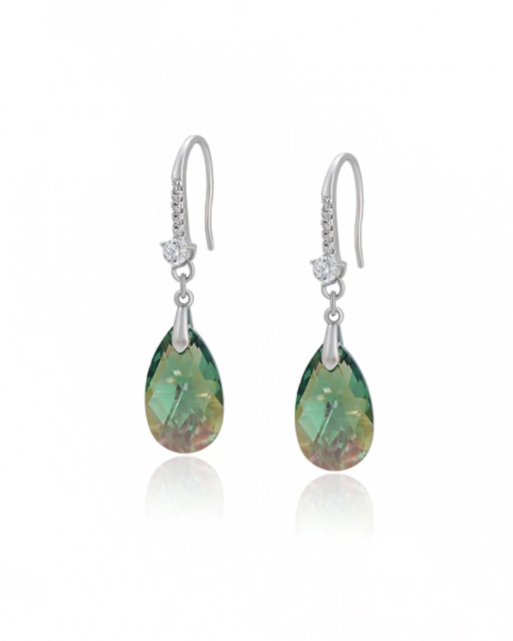 Martini Green Earring