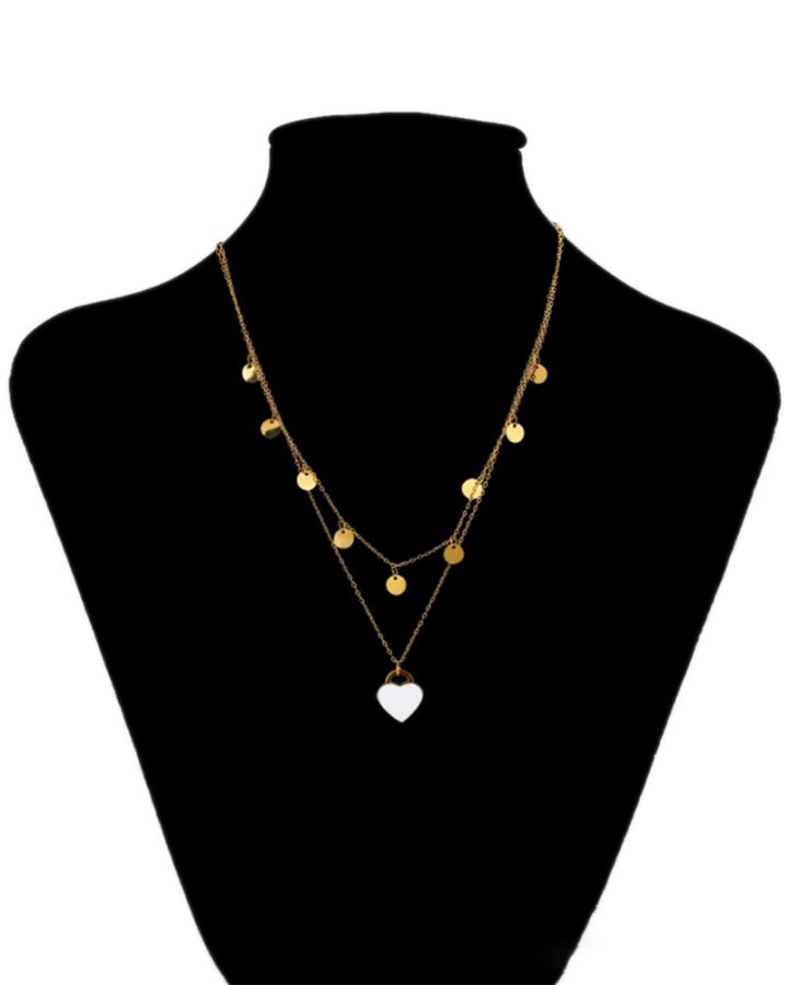 Heart Lock Stainless Steel Necklace 
